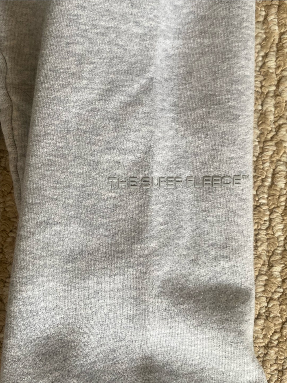 Aritzia Light Gray Women's Fleece Joggers - Picture 4 of 5